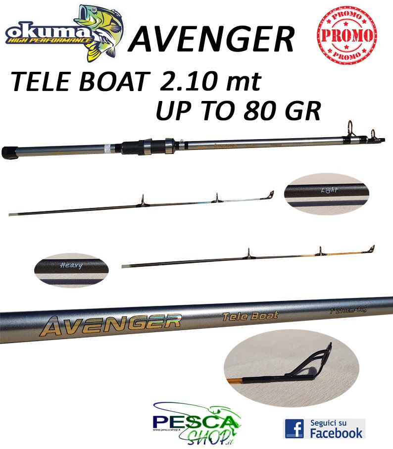 OKUMA AVENGER TELE BOAT